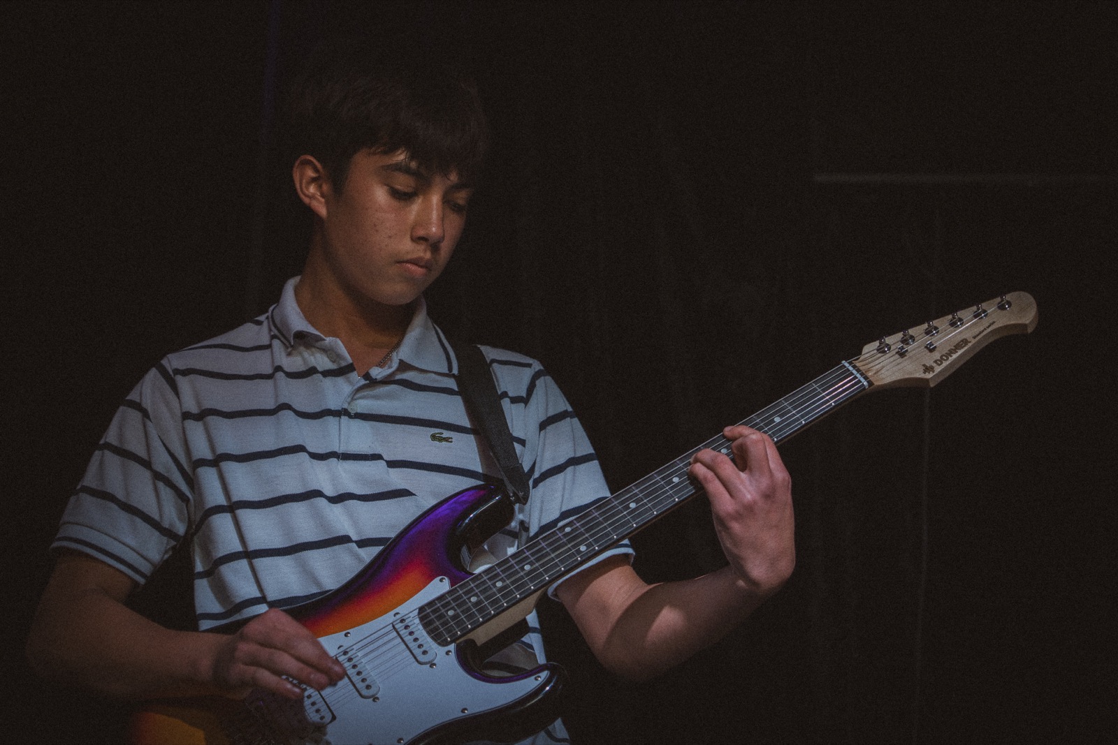 Guitarist close-up