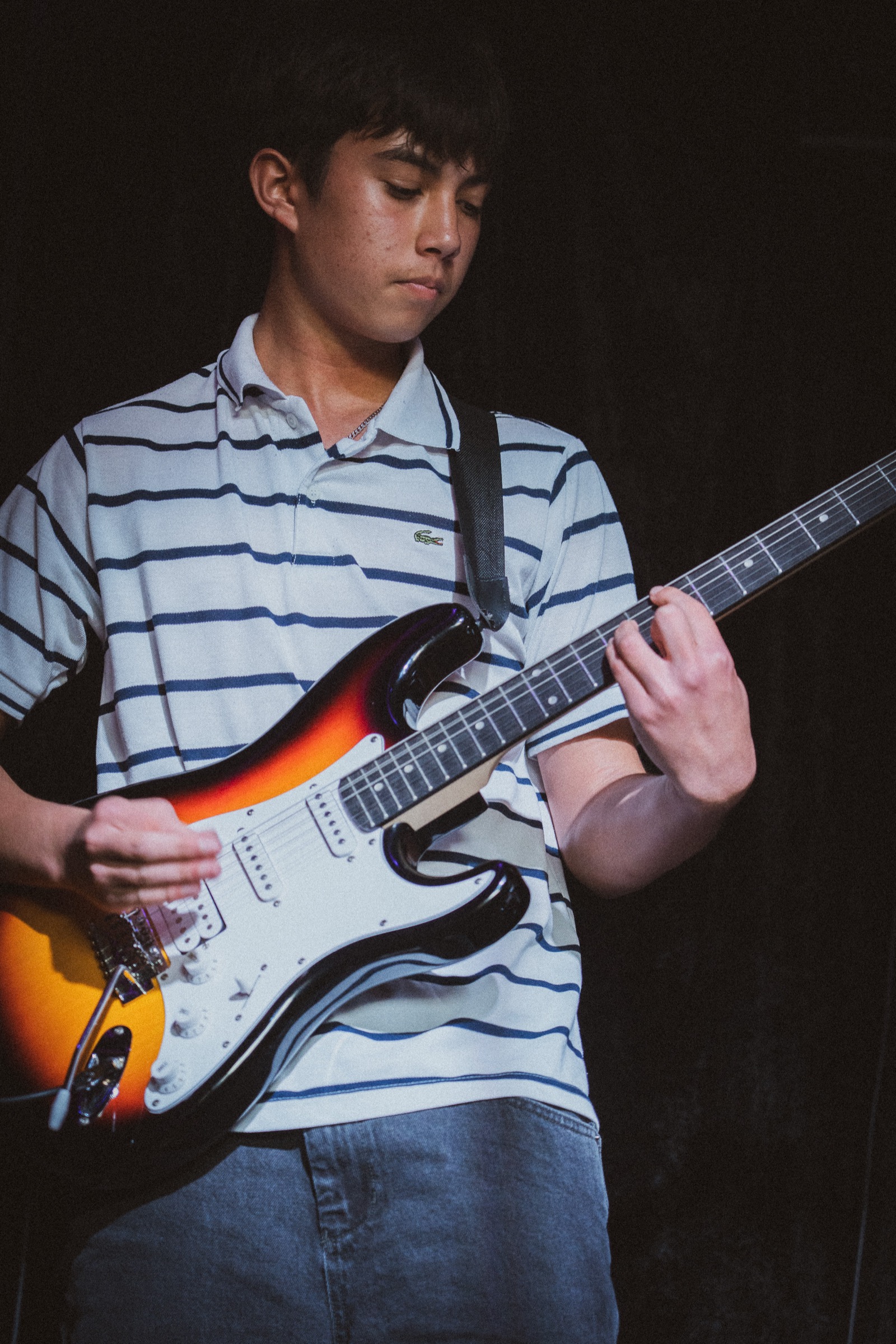 Artist on stage